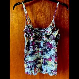 Spaghetti strap tank top Sz M